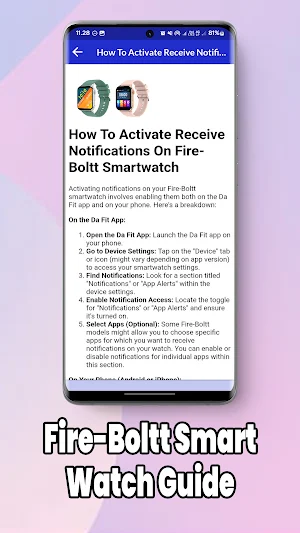 Fire-Boltt Smart Watch Guide Screenshot 2