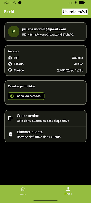 ThreatScope Mobile Screenshot 1