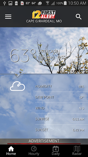 KFVS12 First Alert Weather Screenshot 0