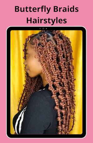 Butterfly Braids Hairstyles Screenshot 3