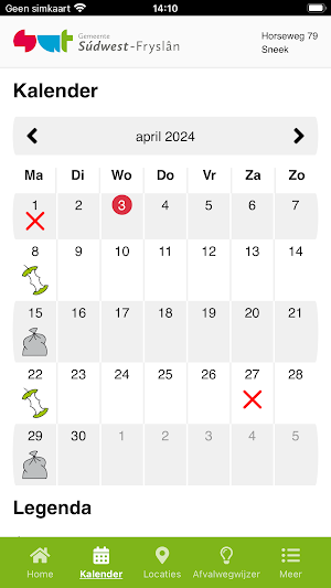 Afvalkalender Súdwest-Fryslân Screenshot 2