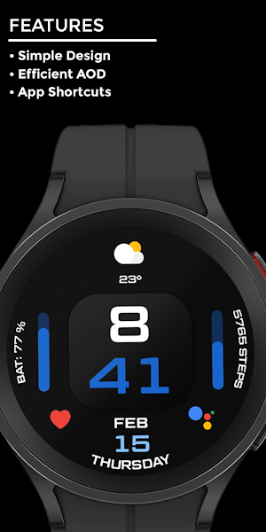 Night 50 - watch face Screenshot 1