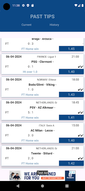 Heda Sports Tips Screenshot 1