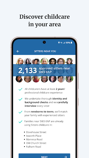 Sitters Childcare, Babysitters Screenshot 0