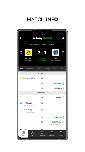 Betway Scores Screenshot 2