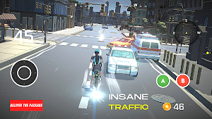 Bike Traffic Rush taxi run Screenshot 2