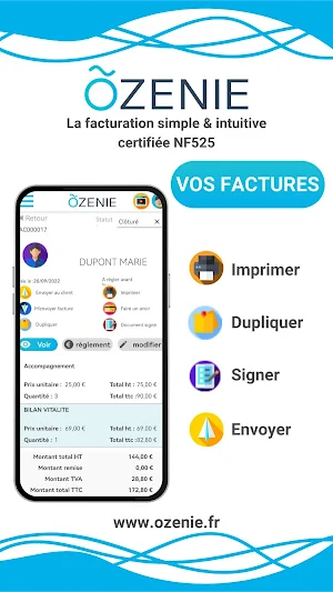 Facture Devis Facile OZenie Screenshot 2