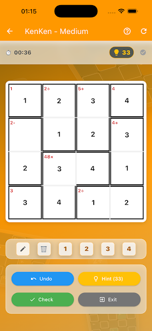 Math Cross: Number Puzzle Screenshot 3