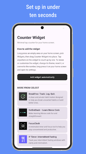 Counter Widget Screenshot 1