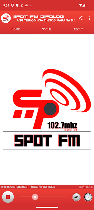 102.7 Spot FM Dipolog Screenshot 1