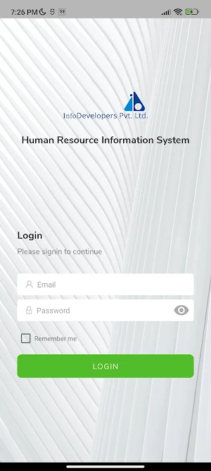 Infodev HRIS App Screenshot 0