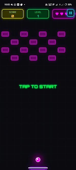 BrickNova: Brick Breaker Game Screenshot 2