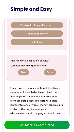 Money & Banking Quick Notes Screenshot 3