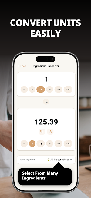 Kitchen Converter: Bake & Cook Screenshot 1