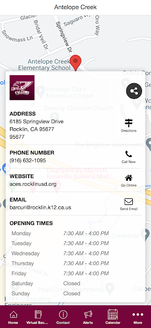 Antelope Creek Elementary Screenshot 2