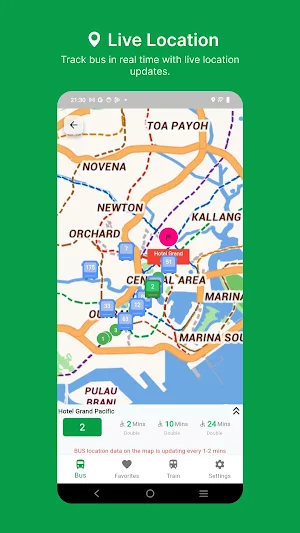 SG Bus Times Screenshot 2