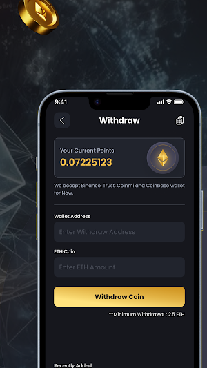 ETH Cloud Miner Screenshot 2