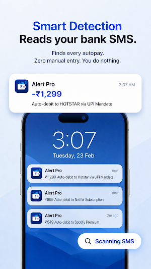 Alertpro - AutoPay Manager Screenshot 1