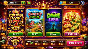 Crown Slots: Coins Real Casino Screenshot 0