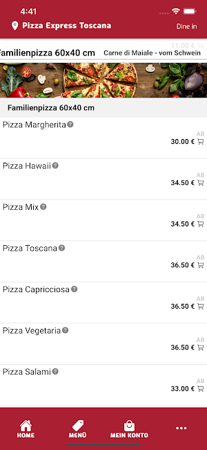 Pizza Express Toscana Screenshot 2