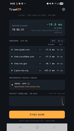 TrueNTP Screenshot 1