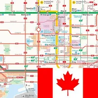 TORONTO SUBWAY AND BUS MAP TTC