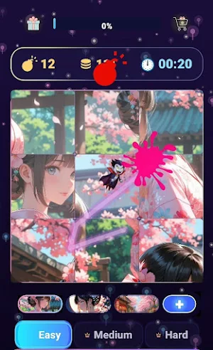 Puzzle Sakura Screenshot 2