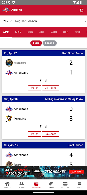 Rochester Americans Screenshot 2