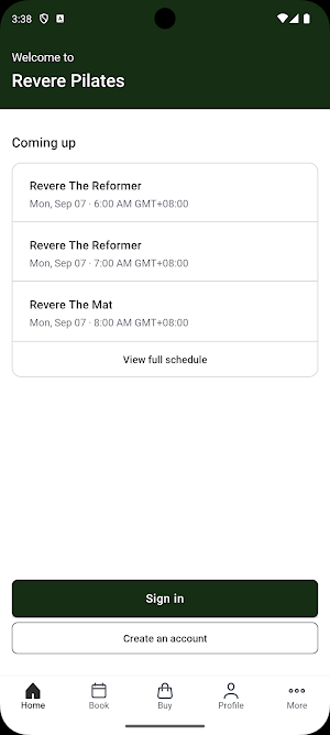 Revere Pilates Screenshot 1
