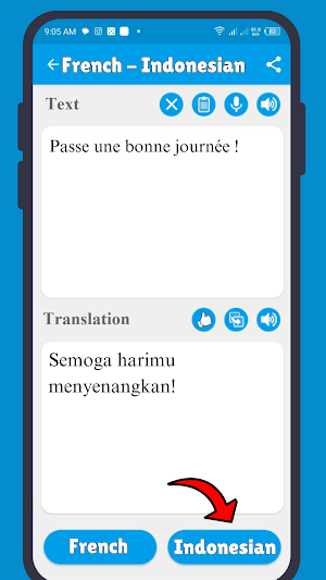 Traducteur Indonésien Francais Screenshot 2