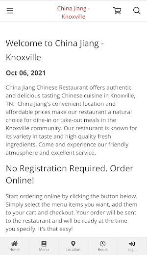 China Jiang - Knoxville Order Screenshot 0