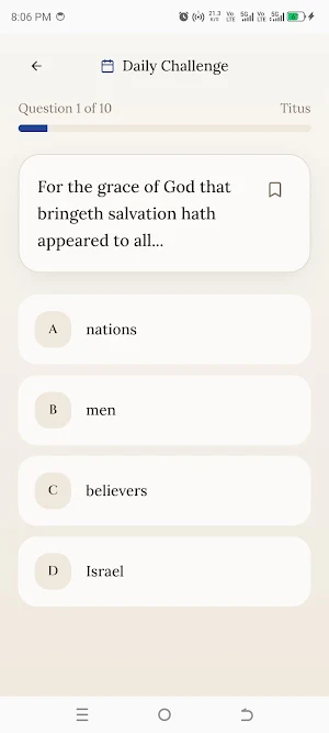 Bible Trivia - Christian Game Screenshot 1