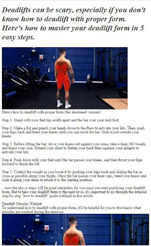 How to Deadlift Screenshot 3