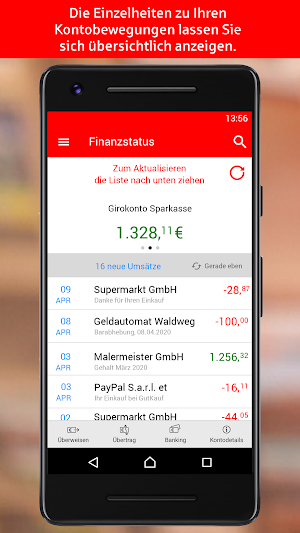 Sparkasse   Ihre mobile Filiale Screenshot 1
