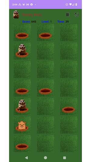 Wacky Mole Screenshot 3