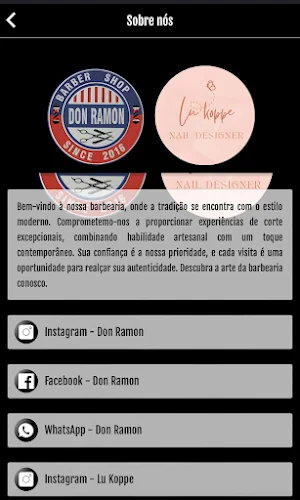 Barbearia don ramon & Lu koppe Screenshot 1