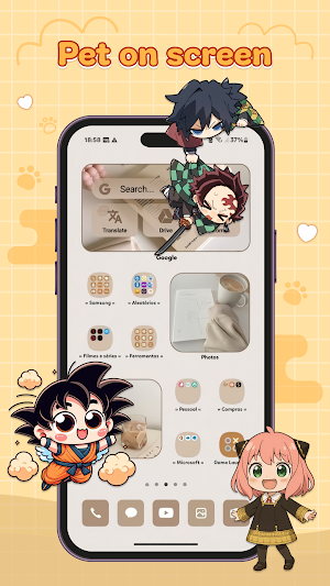 Anime Shimeji, Pet On Screen Screenshot 0