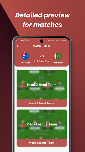 FantasyAstra : Team Prediction Screenshot 1