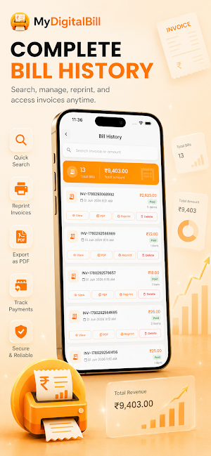 MyDigitalBill: Quick Bill App Screenshot 3
