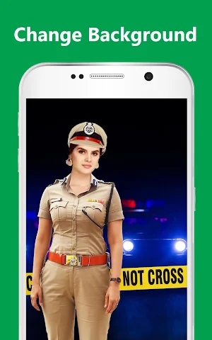 Women Police Suit Photo Editor Screenshot 3