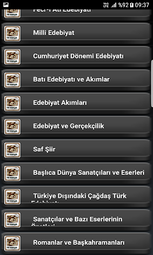 AYT Edebiyat Konuları Özet Screenshot 2