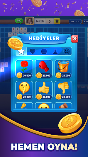 101 Okey Online HD Yüzbir Screenshot 3