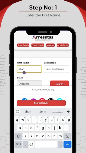 Arrest Records Public Search Screenshot 2