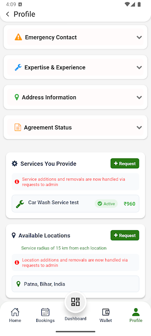 Y7 SteamyRides Partner Screenshot 1