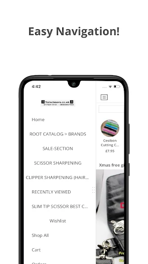 yoiscissors.co.uk Screenshot 3