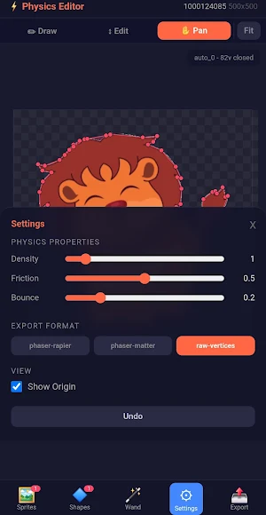 Physics Body Editor Shape Tool Screenshot 2