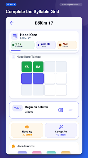 BilHece: Turkish Word Game Screenshot 2