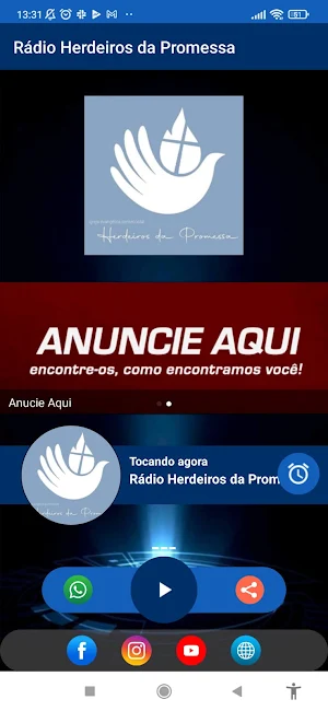 Rádio Herdeiros da Promessa Screenshot 2
