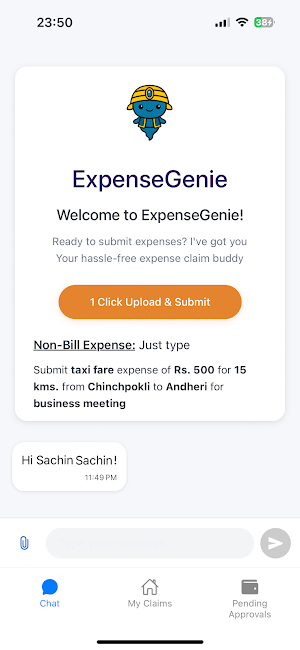TRIL Expense Genie Screenshot 2
