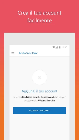 Aruba Sync DAV Screenshot 1